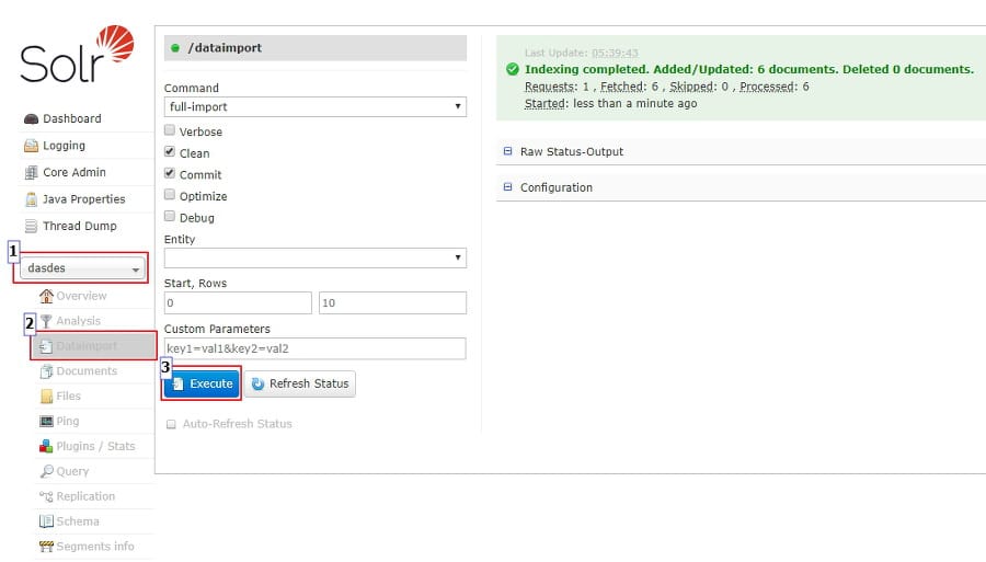 Apache Solr 6.6.5 + MariaDB 연동